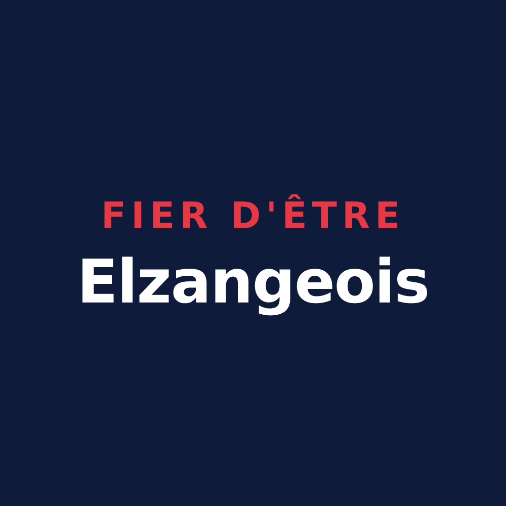 T-shirt « Fier d'être Elzangeois » — design pour Elzange