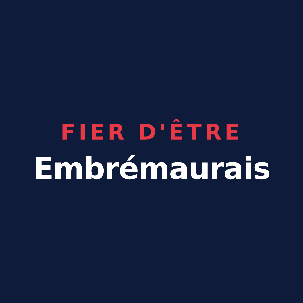 T-shirt « Fier d'être Embrémaurais » — design pour Embres-et-Castelmaure
