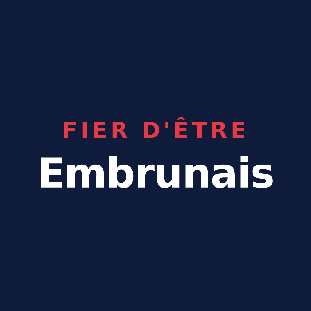 T-shirt « Fier d'être Embrunais » — design pour Embrun