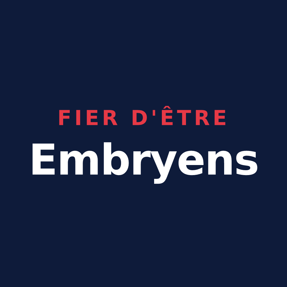 T-shirt « Fier d'être Embryens » — design pour Embry