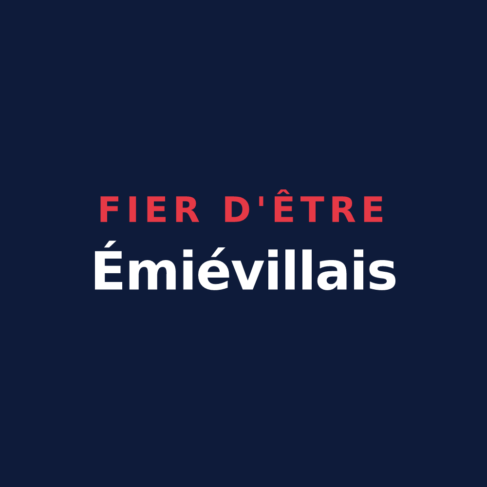 T-shirt « Fier d'être Émiévillais » — design pour Émiéville