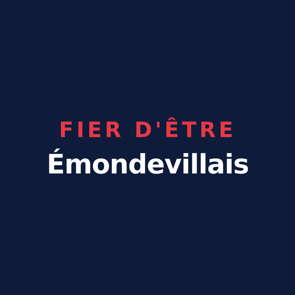 T-shirt « Fier d'être Émondevillais » — design pour Émondeville