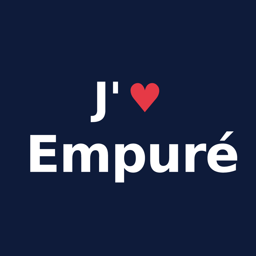 T-shirt personnalisé Empuré — design J'aime Empuré