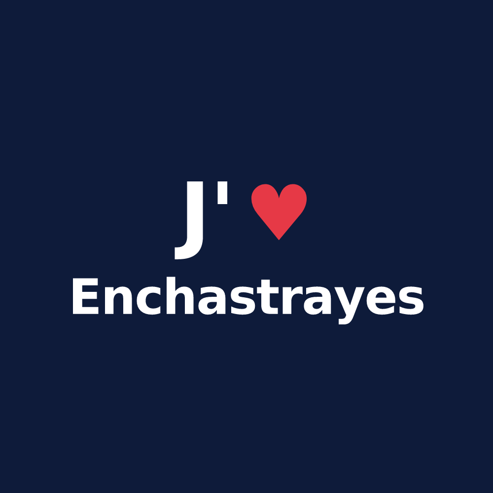 T-shirt personnalisé Enchastrayes — design J'aime Enchastrayes