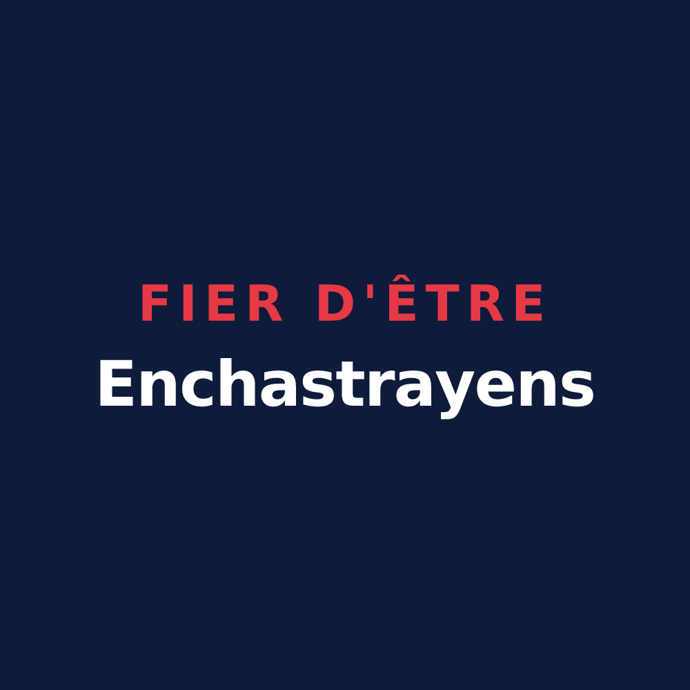 T-shirt « Fier d'être Enchastrayens » — design pour Enchastrayes