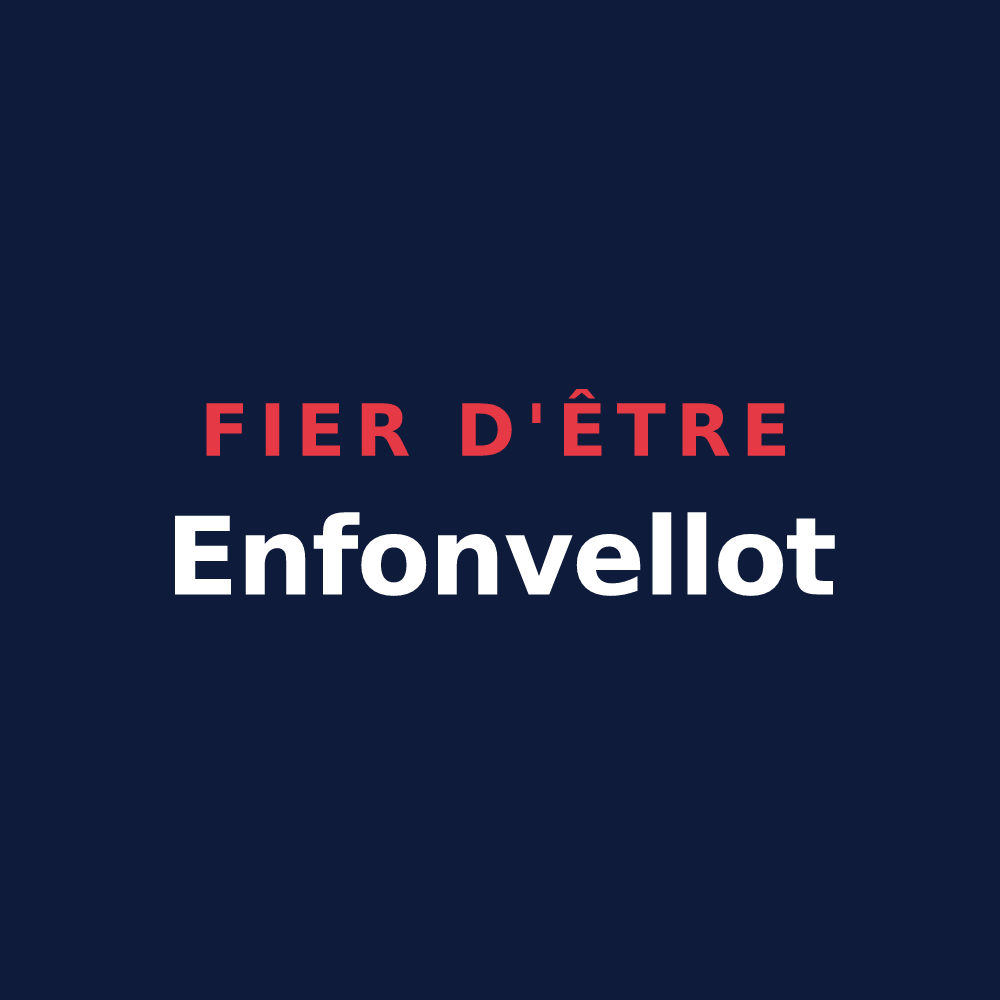 T-shirt « Fier d'être Enfonvellot » — design pour Enfonvelle