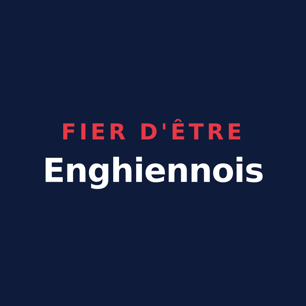 T-shirt « Fier d'être Enghiennois » — design pour Enghien-les-Bains