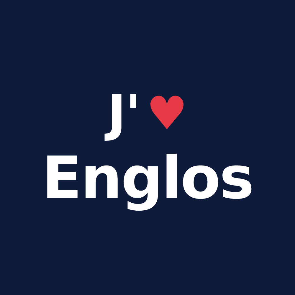 T-shirt personnalisé Englos — design J'aime Englos