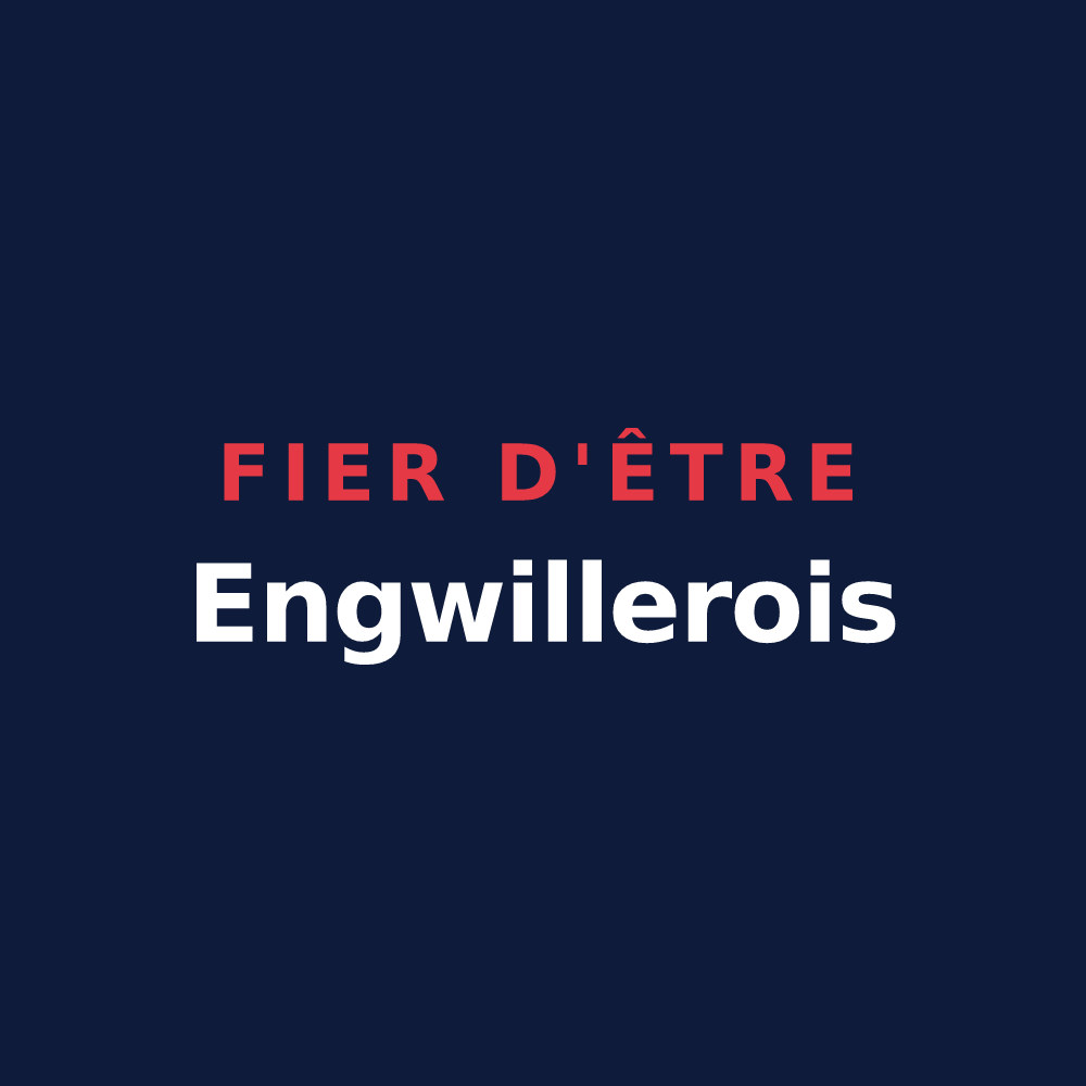 T-shirt « Fier d'être Engwillerois » — design pour Engwiller