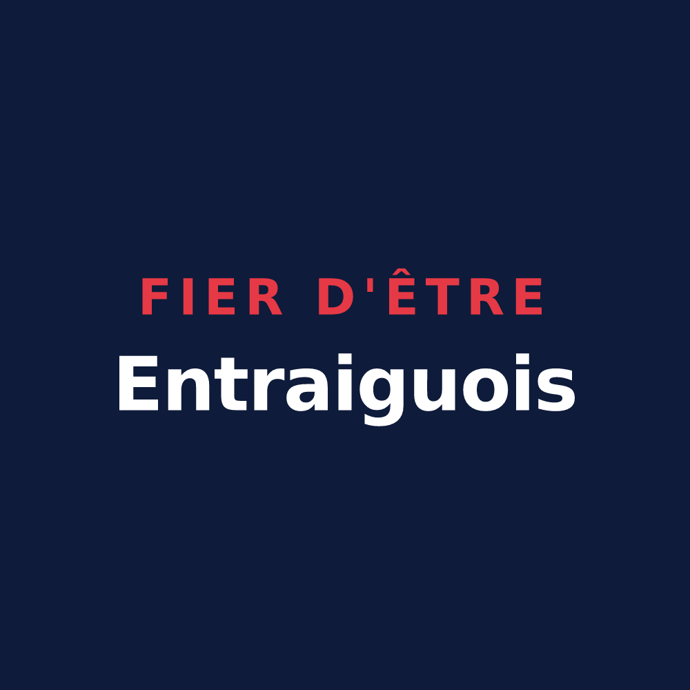 T-shirt « Fier d'être Entraiguois » — design pour Entraigues