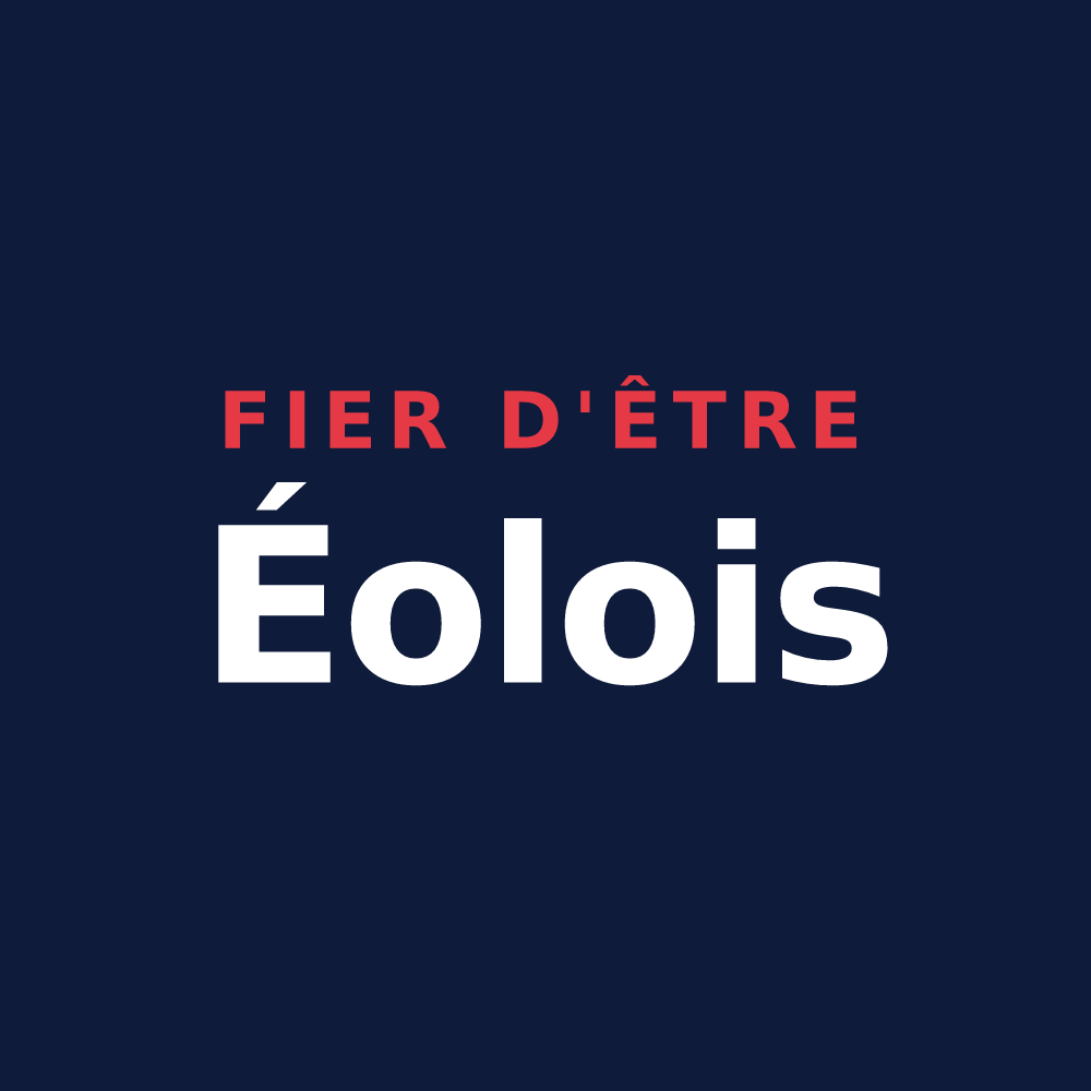 T-shirt « Fier d'être Éolois » — design pour Éole-en-Beauce