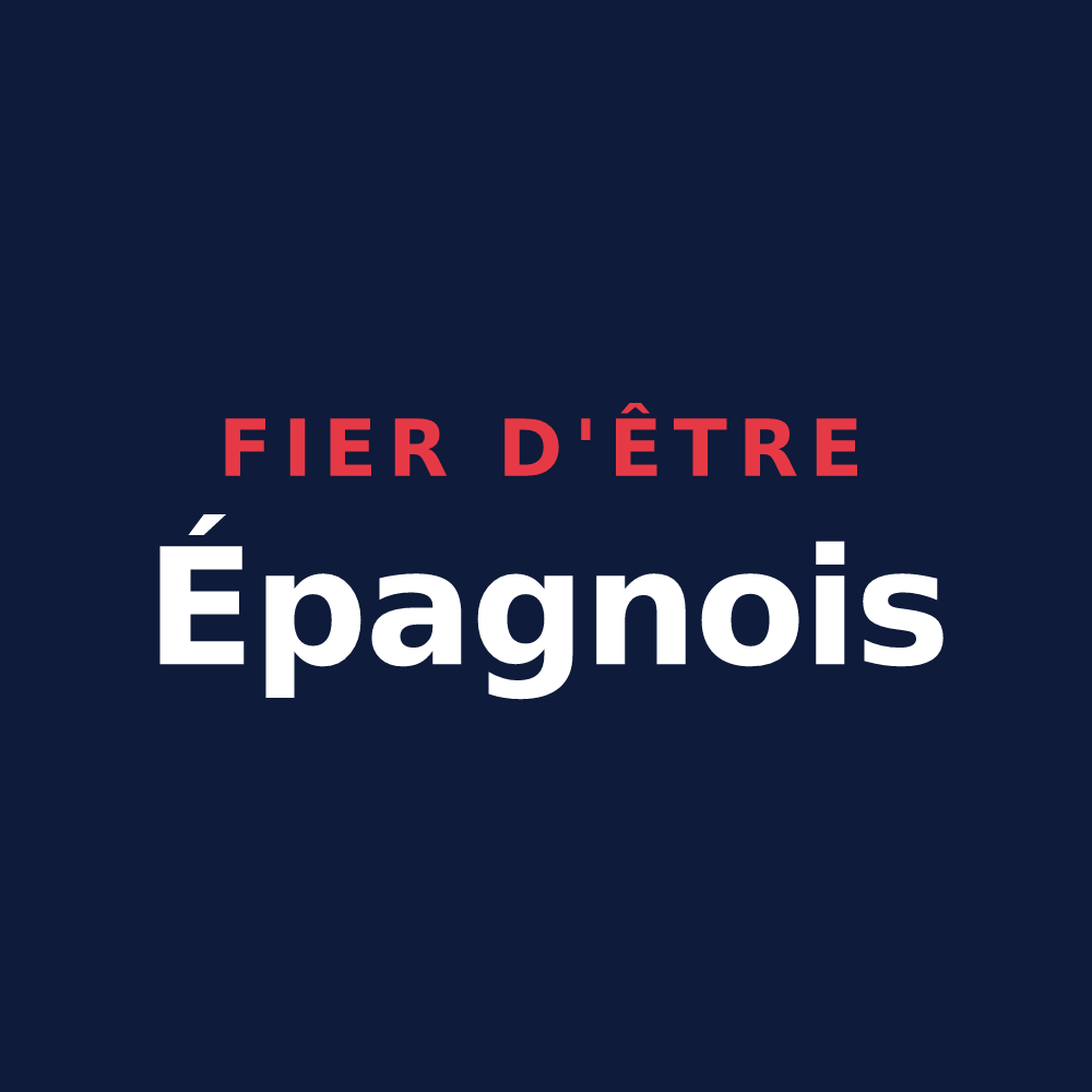 T-shirt « Fier d'être Épagnois » — design pour Épagne-Épagnette