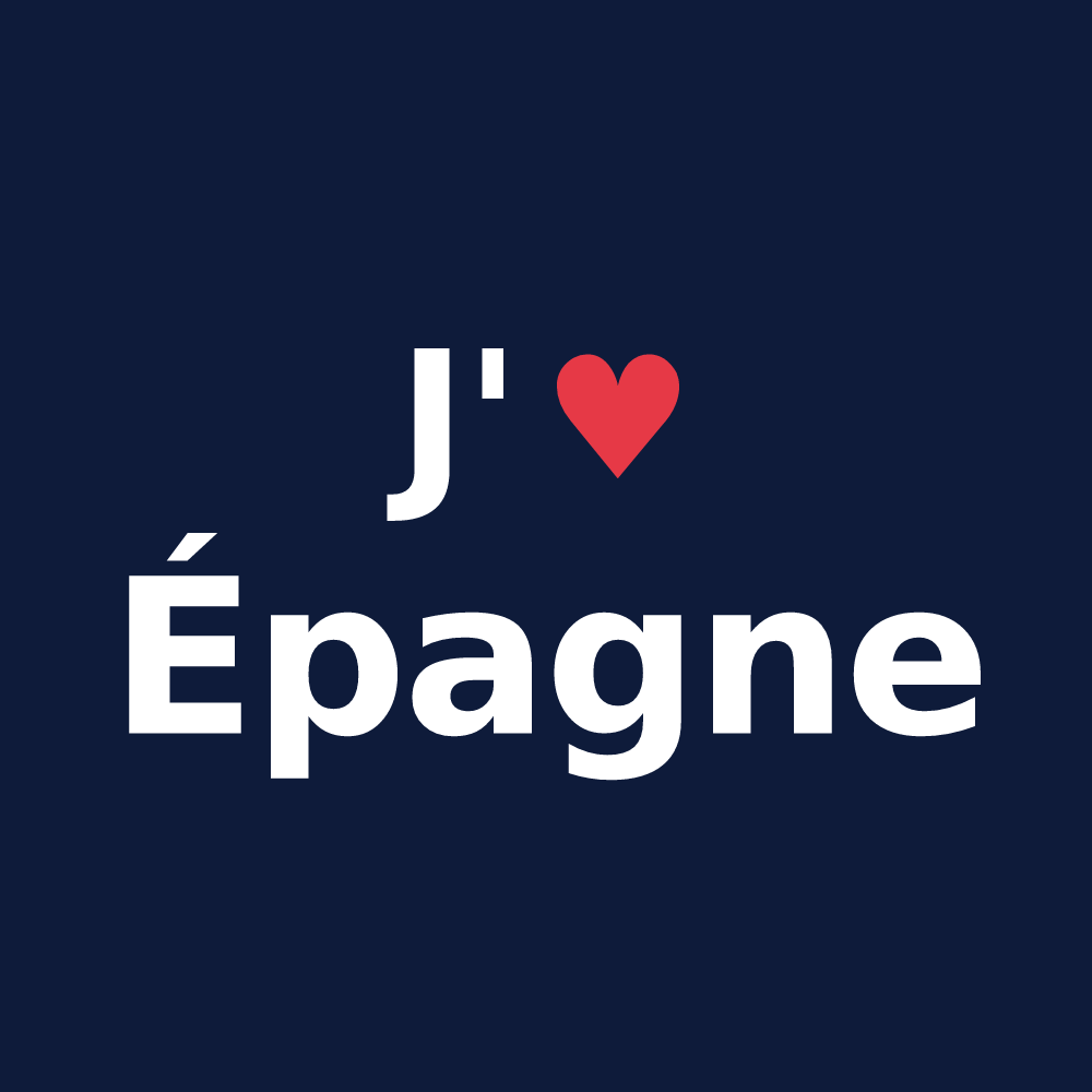 T-shirt personnalisé Épagne — design « J'aime Épagne » imprimé sur le t-shirt