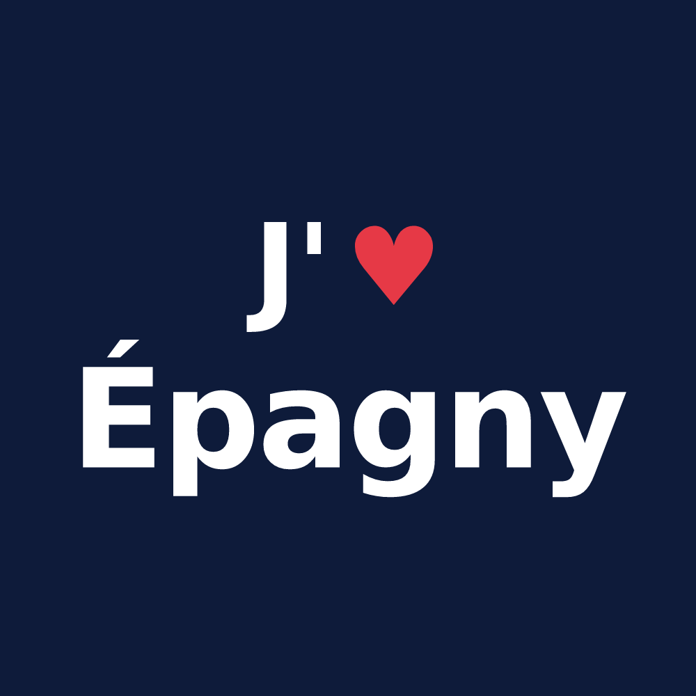 T-shirt personnalisé Épagny — design J'aime Épagny