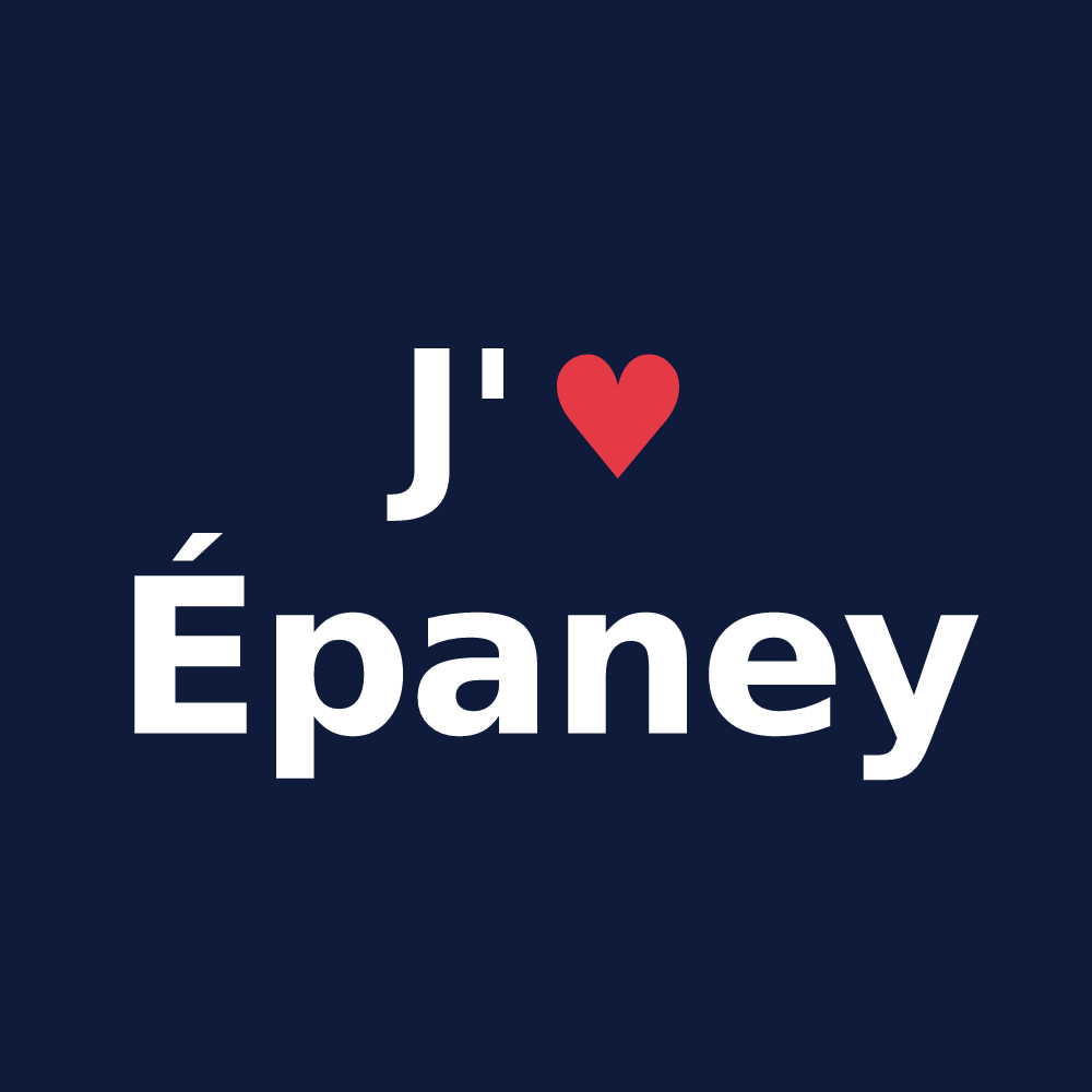 T-shirt personnalisé Épaney — design J'aime Épaney