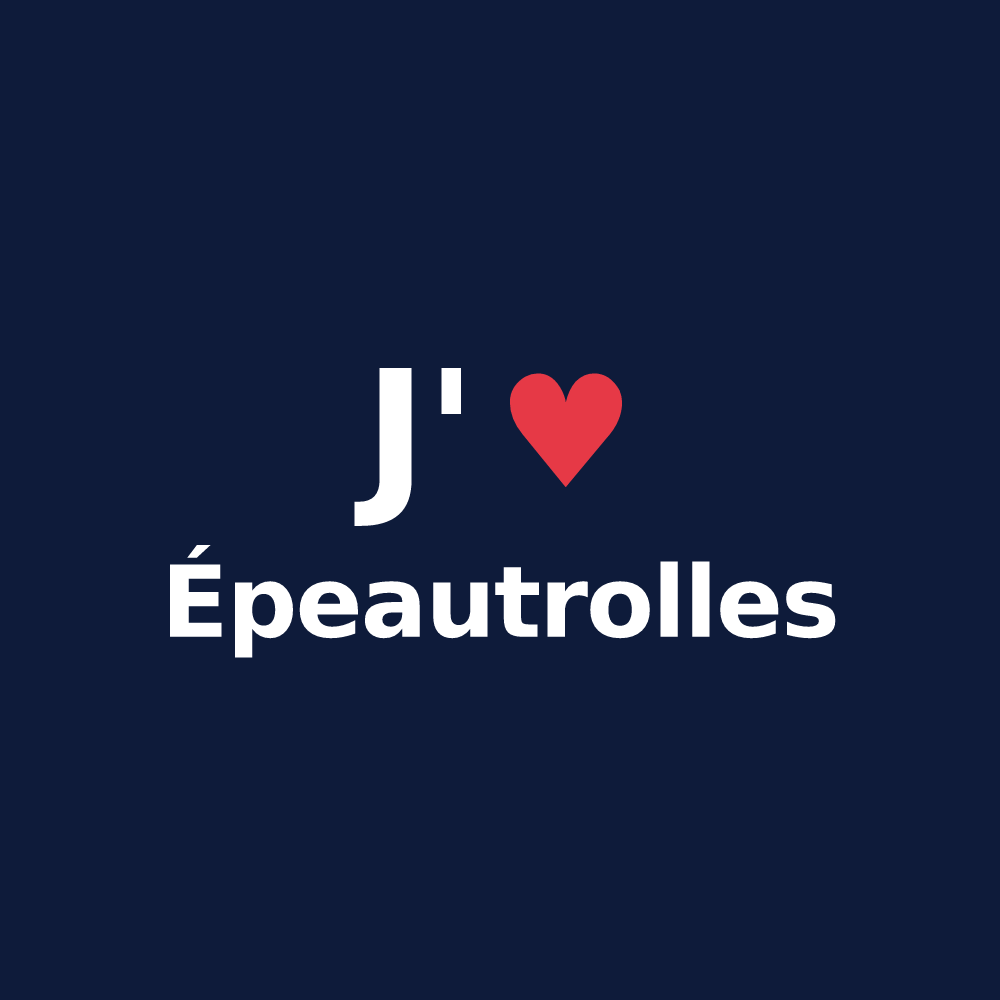 T-shirt personnalisé Épeautrolles — design J'aime Épeautrolles