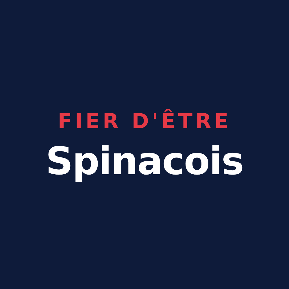 T-shirt « Fier d'être Spinacois » — design pour Épeigné-sur-Dême