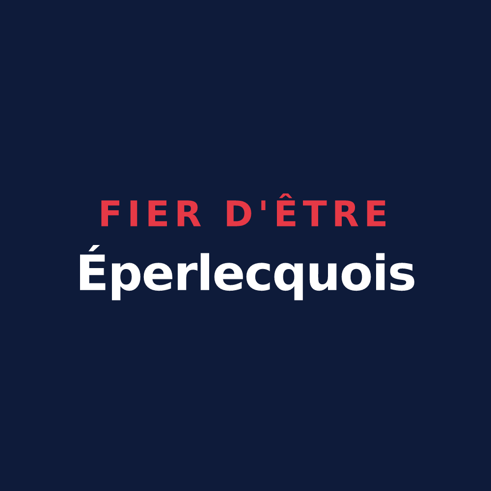 T-shirt « Fier d'être Éperlecquois » — design pour Éperlecques