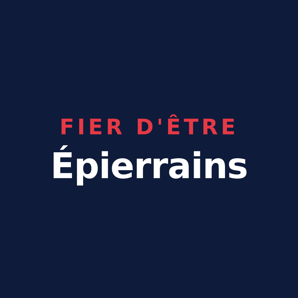 T-shirt « Fier d'être Épierrains » — design pour Épierre