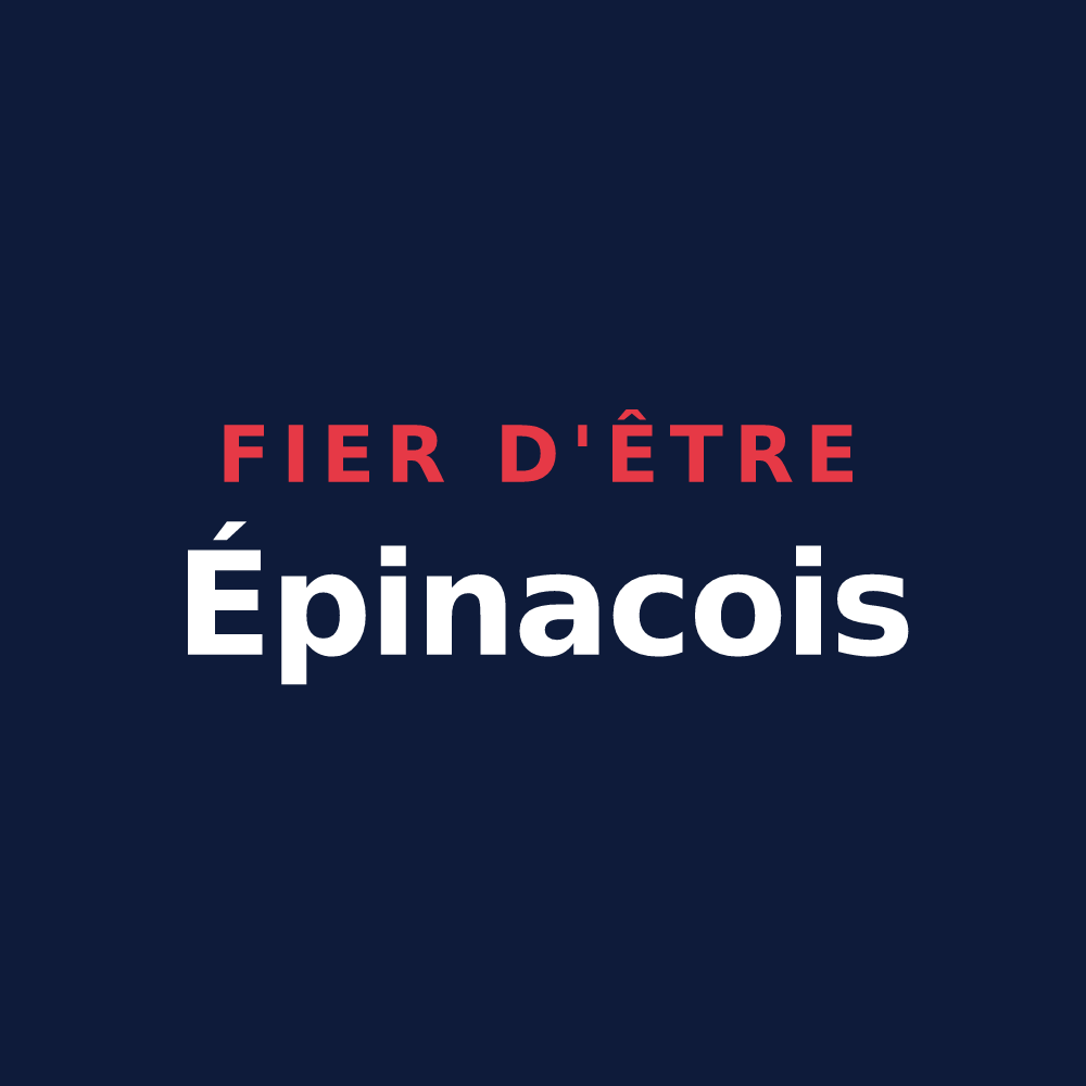 T-shirt « Fier d'être Épinacois » — design pour Épinac