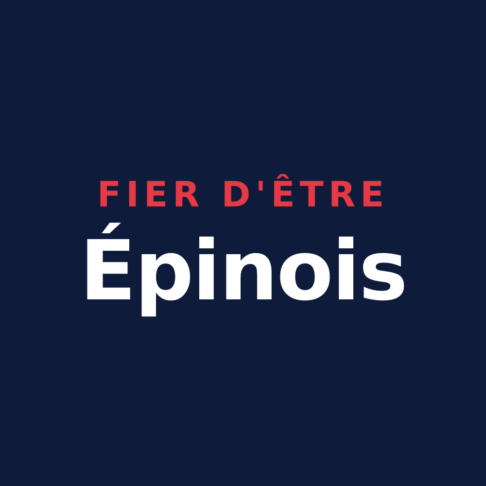 T-shirt « Fier d'être Épinois » — design pour Épinay-sur-Odon