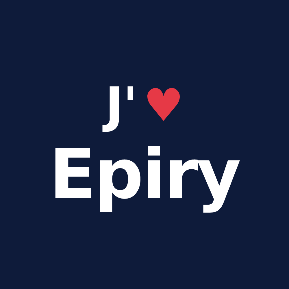 T-shirt personnalisé Epiry — design J'aime Epiry