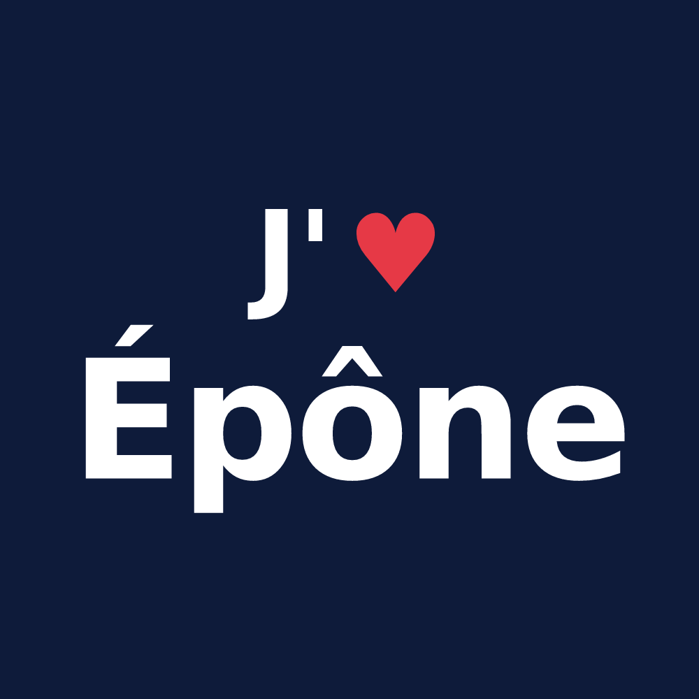 T-shirt personnalisé Épône — design J'aime Épône