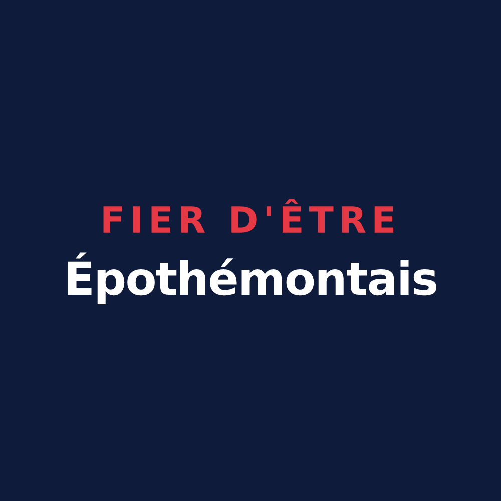 T-shirt « Fier d'être Épothémontais » — design pour Épothémont
