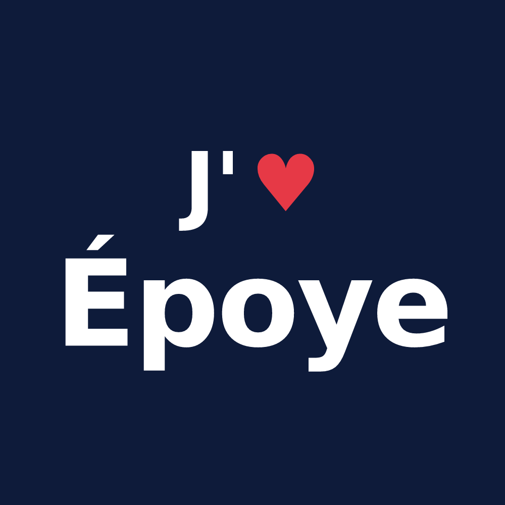 T-shirt personnalisé Époye — design J'aime Époye