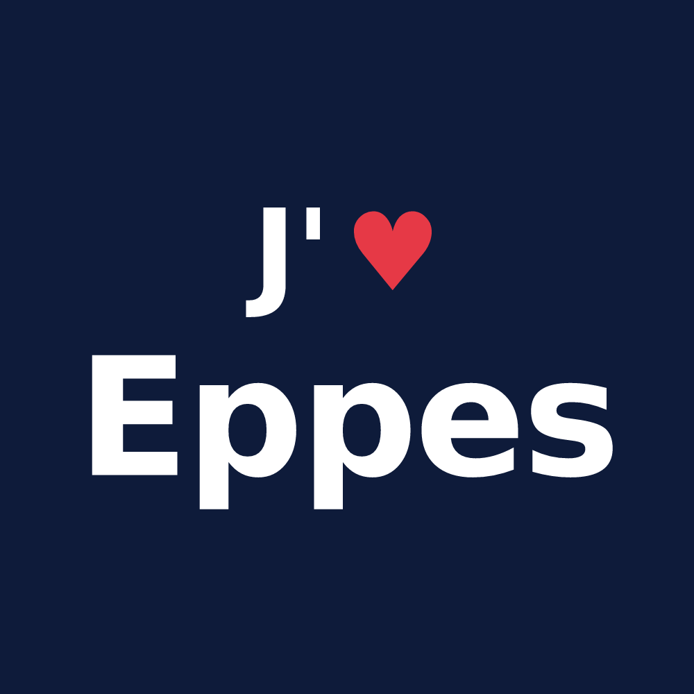 T-shirt personnalisé Eppes — design J'aime Eppes