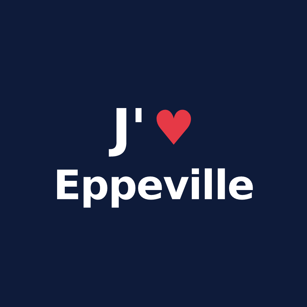 T-shirt personnalisé Eppeville — design J'aime Eppeville