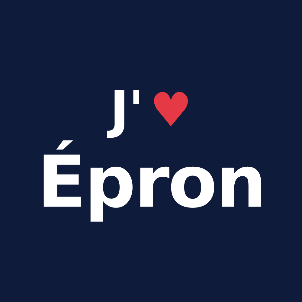T-shirt personnalisé Épron — design J'aime Épron