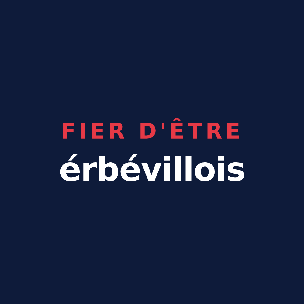 T-shirt « Fier d'être érbévillois » — design pour Erbéviller-sur-Amezule
