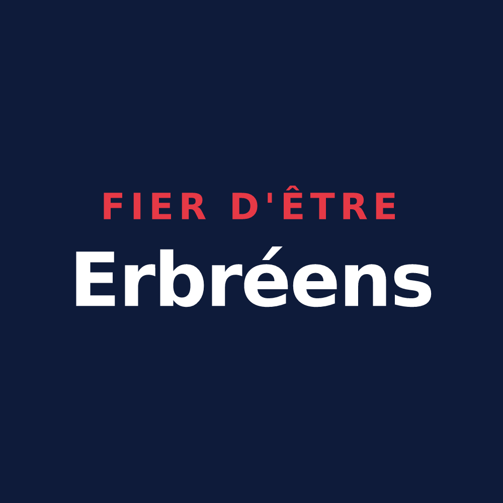 T-shirt « Fier d'être Erbréens » — design pour Erbray