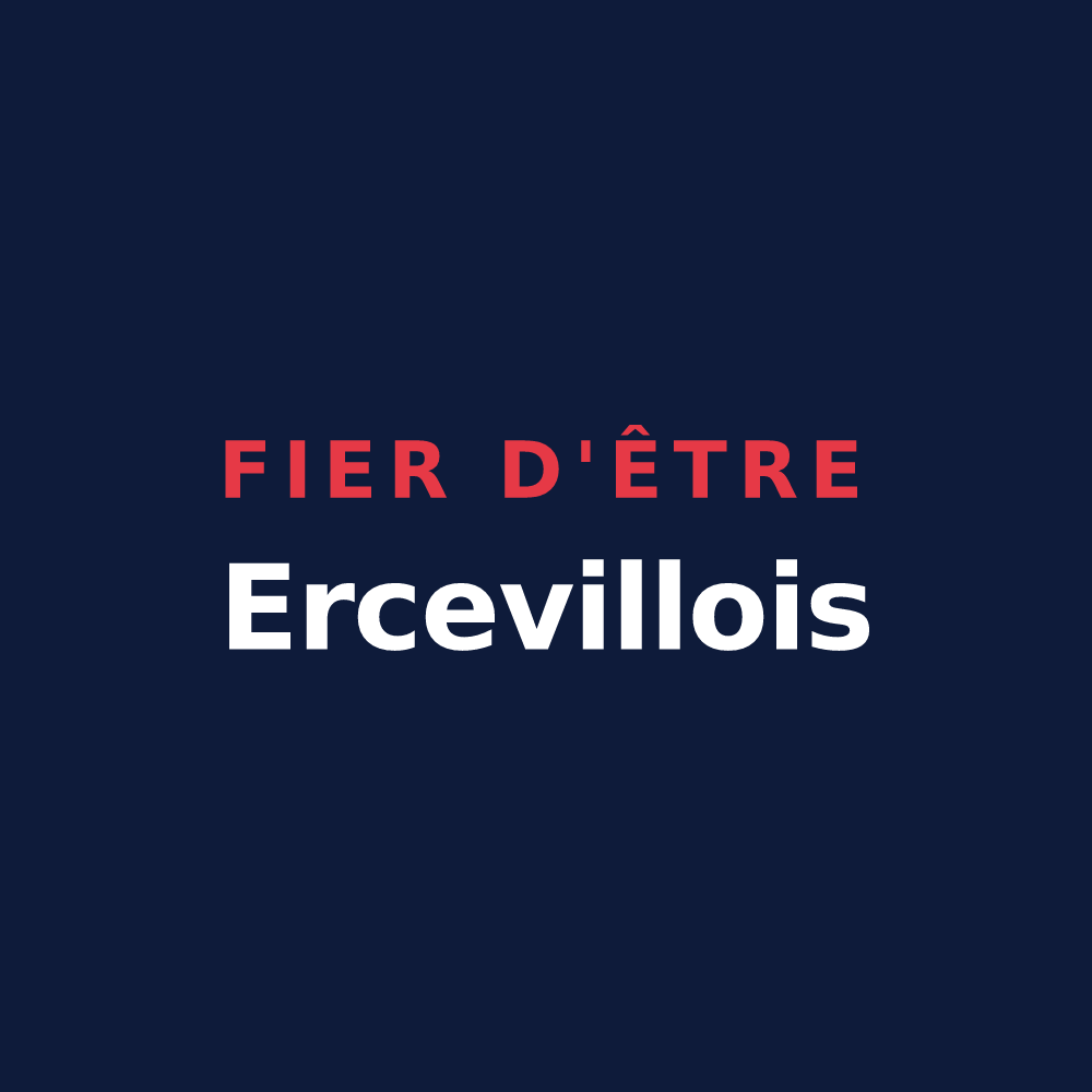 T-shirt « Fier d'être Ercevillois » — design pour Erceville