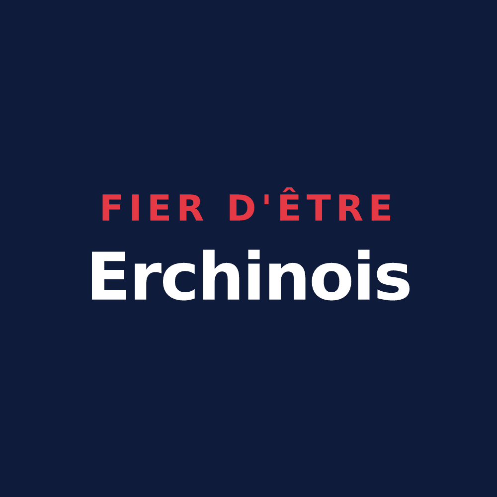 T-shirt « Fier d'être Erchinois » — design pour Erchin