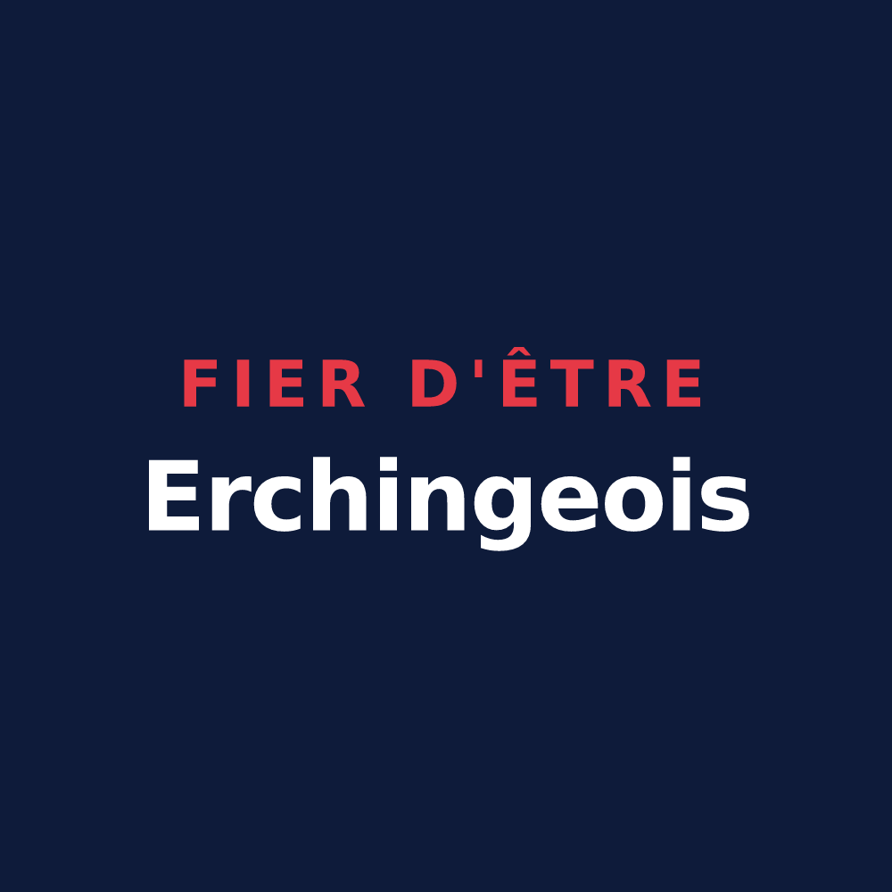 T-shirt « Fier d'être Erchingeois » — design pour Erching