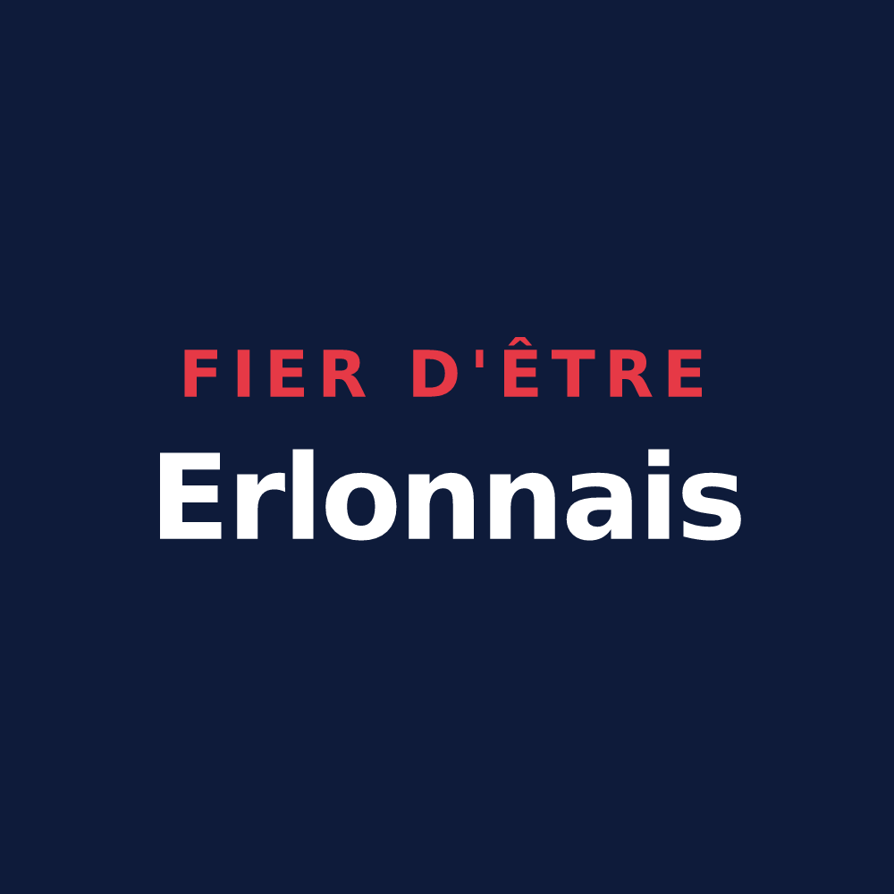 T-shirt « Fier d'être Erlonnais » — design pour Erlon
