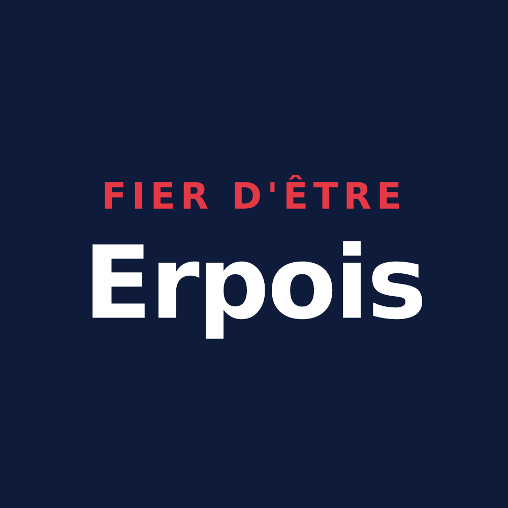 T-shirt « Fier d'être Erpois » — design pour Erp
