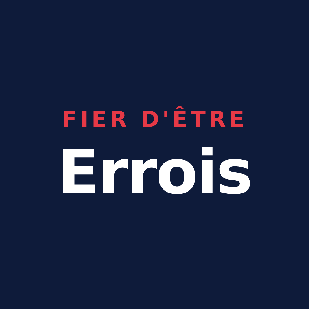 T-shirt « Fier d'être Errois » — design pour Err