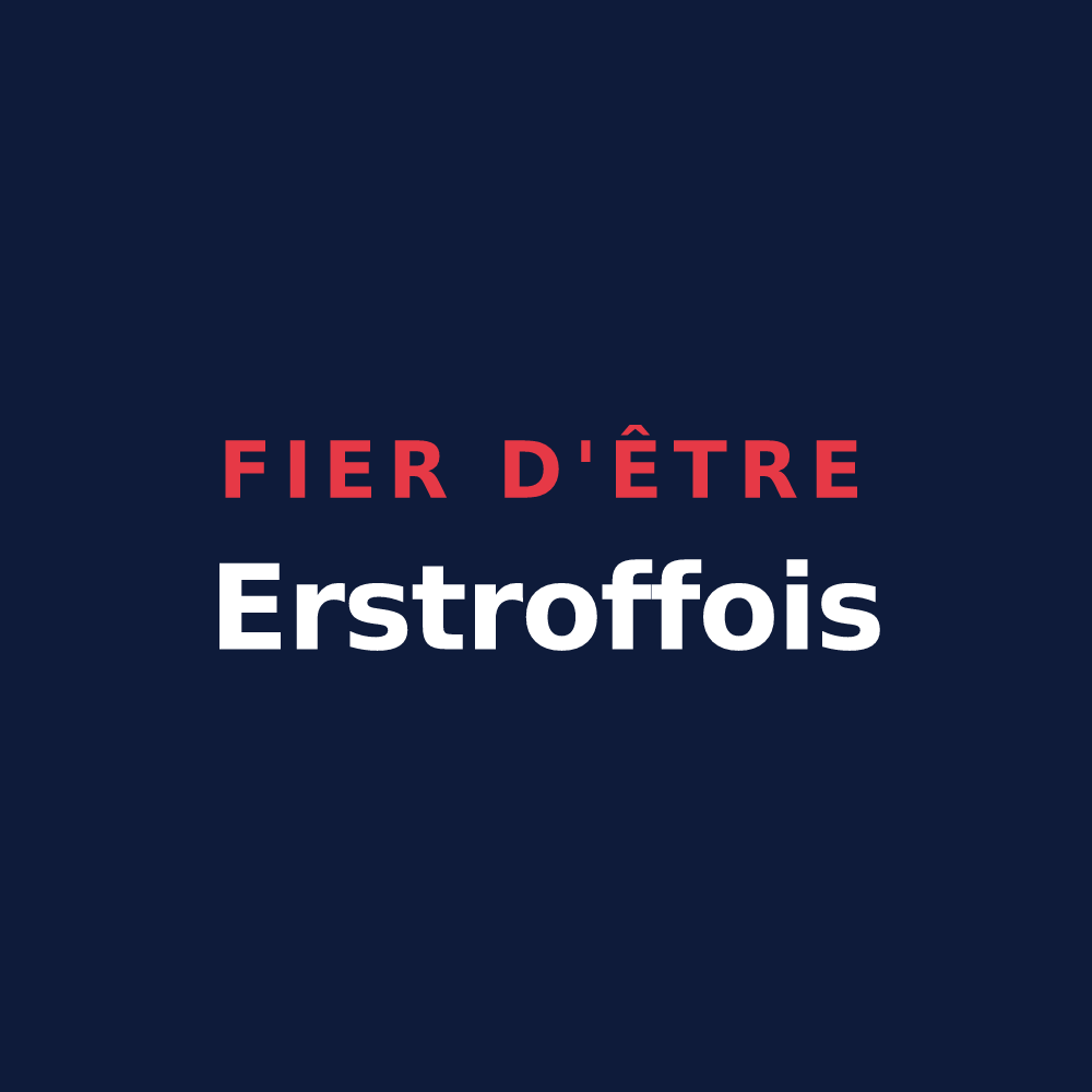 T-shirt « Fier d'être Erstroffois » — design pour Erstroff