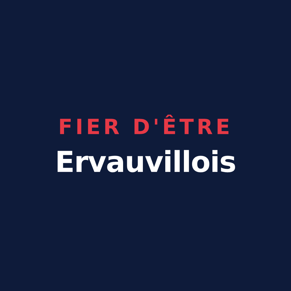 T-shirt « Fier d'être Ervauvillois » — design pour Ervauville