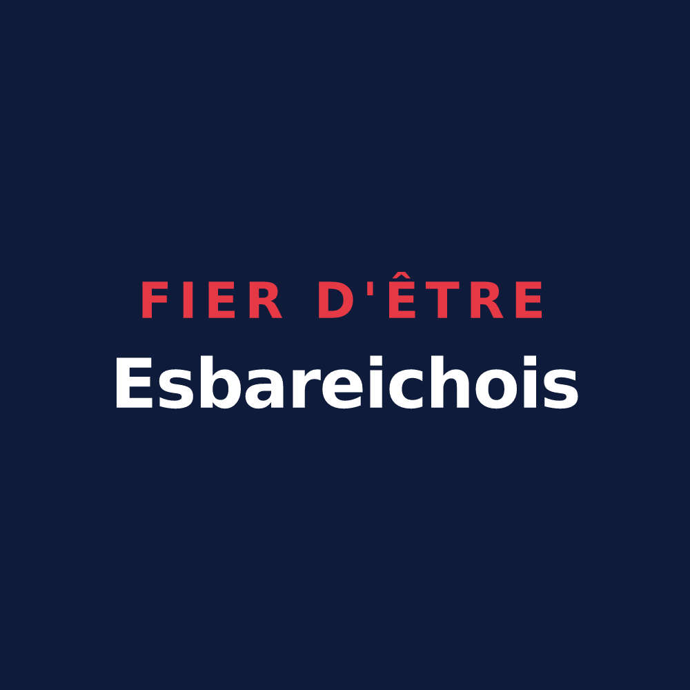 T-shirt « Fier d'être Esbareichois » — design pour Esbareich