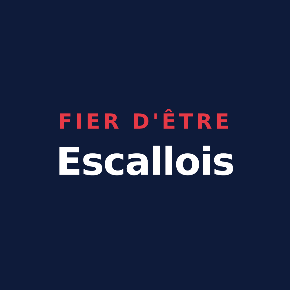 T-shirt « Fier d'être Escallois » — design pour Escalles