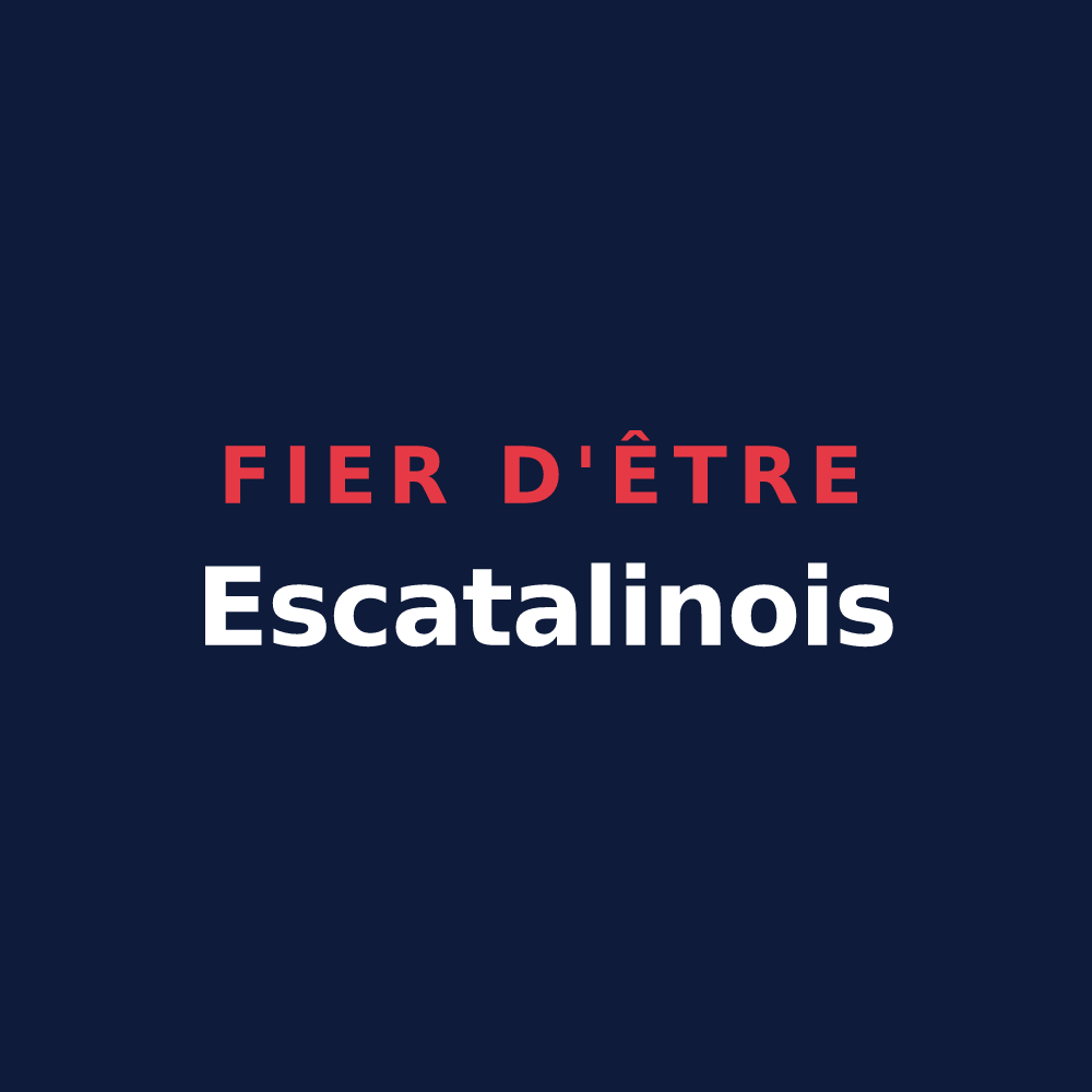 T-shirt « Fier d'être Escatalinois » — design pour Escatalens