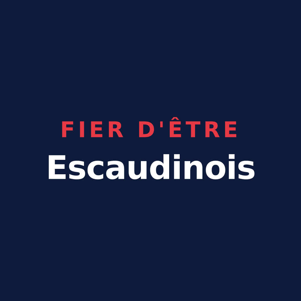 T-shirt « Fier d'être Escaudinois » — design pour Escaudain