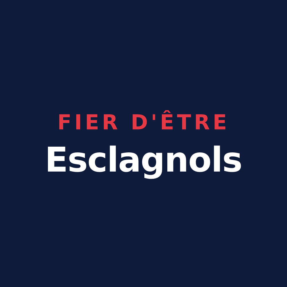 T-shirt « Fier d'être Esclagnols » — design pour Esclagne