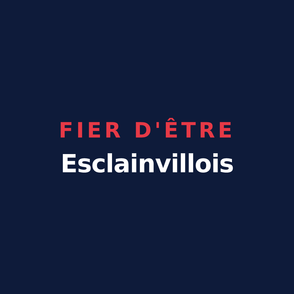 T-shirt « Fier d'être Esclainvillois » — design pour Esclainvillers
