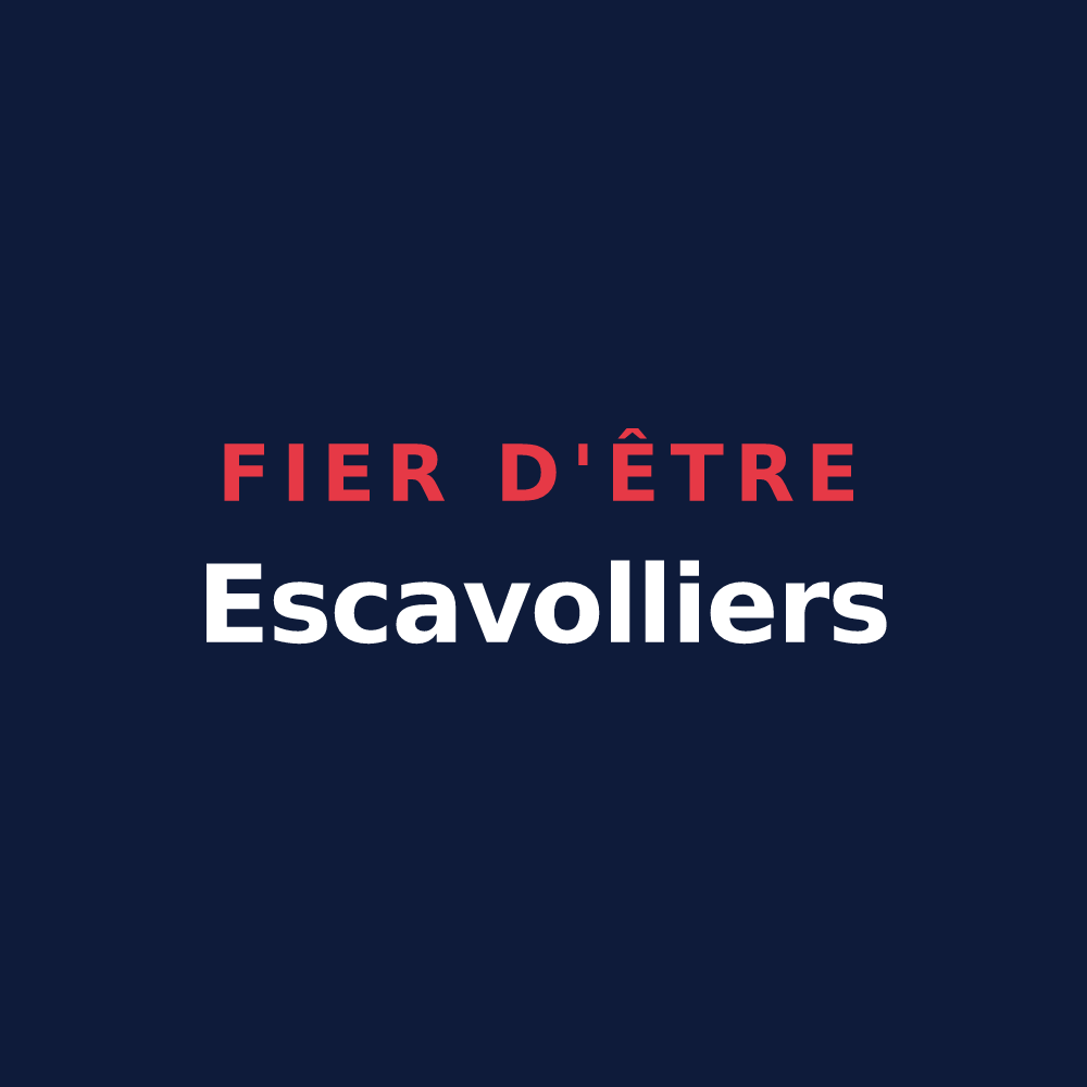 T-shirt « Fier d'être Escavolliers » — design pour Esclavolles-Lurey