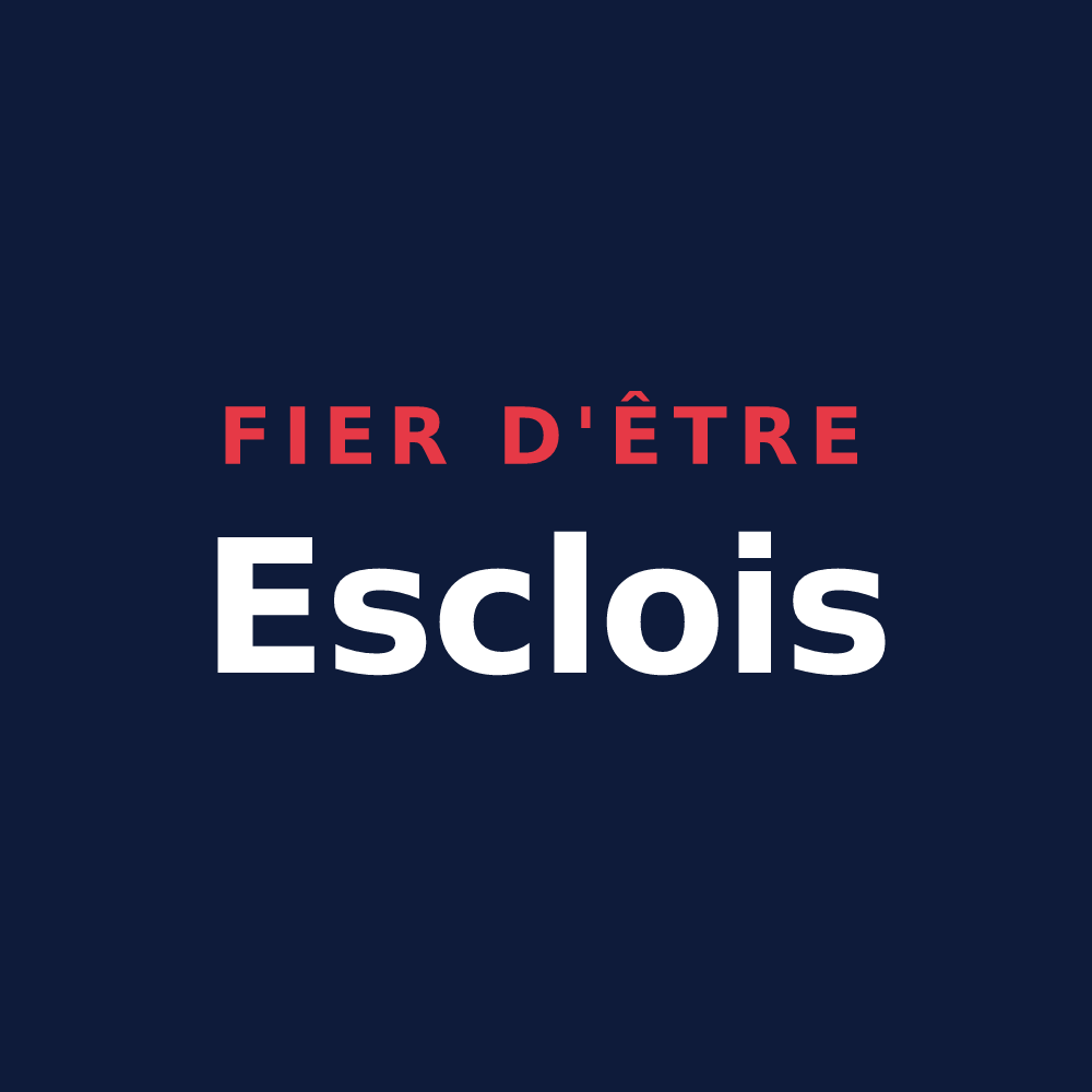 T-shirt « Fier d'être Esclois » — design pour Escles-Saint-Pierre